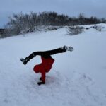 We went to Brekkuskógar for the weekend (16.Dec.2023)